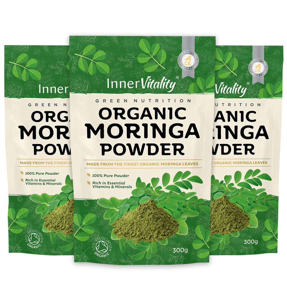 Organic Moringa Powder 3-Pack