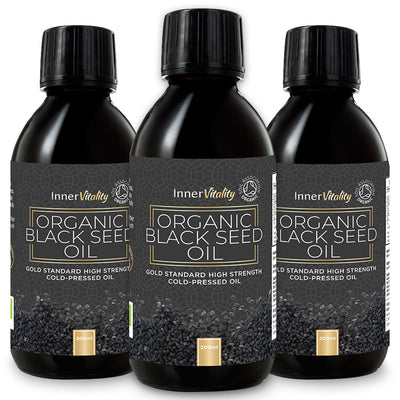 Organic Black Seed Oil (Gold) 3-Pack