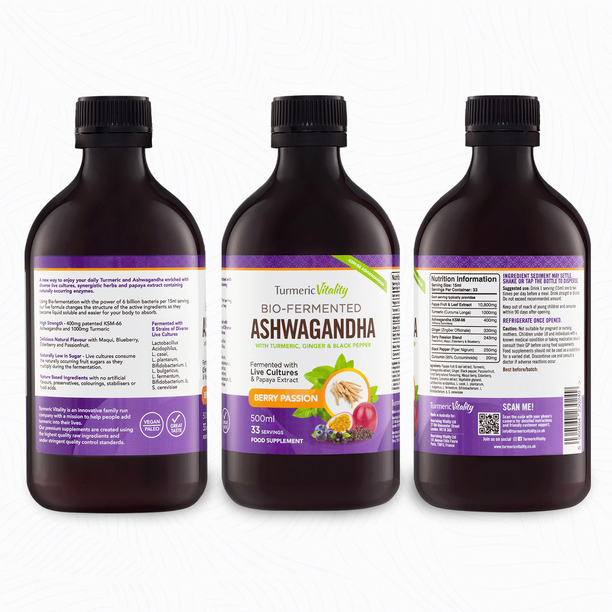Bio-Fermented Ashwagandha.