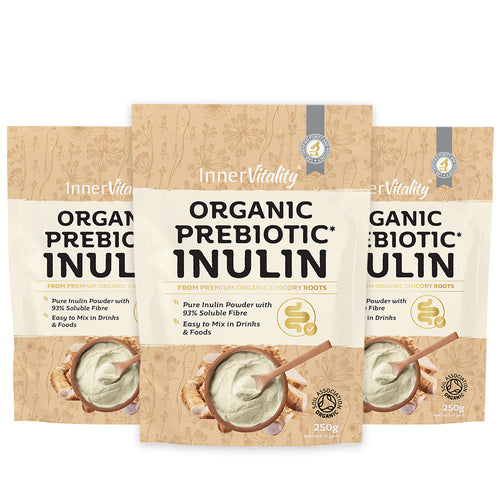 Organic Inulin Powder  3-Pack