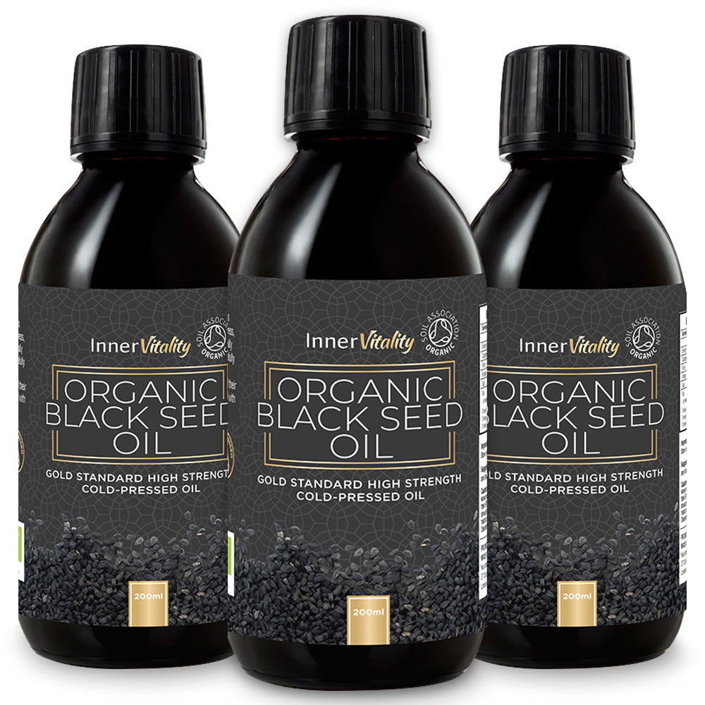 Organic Black Seed Oil (Gold)  3-Pack