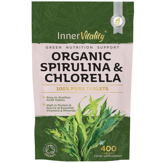 Organic Spirulina & Chlorella Tablets