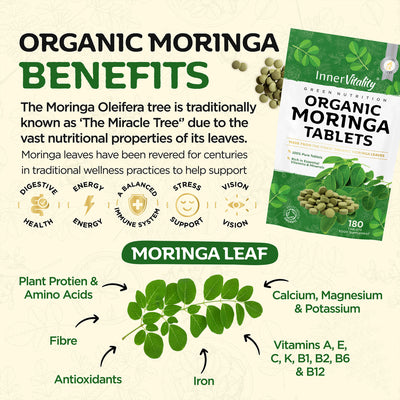 Organic Moringa Tablets (Subscription 20%)