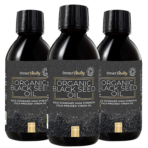 Organic Black Seed Oil (Gold)  3-Pack