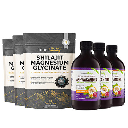 Bio-fermented Ashwagandha + Magnesium Shilajit