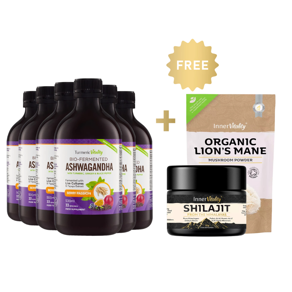 Bio-Fermented Ashwagandha (2025 Sale) 1,3,6