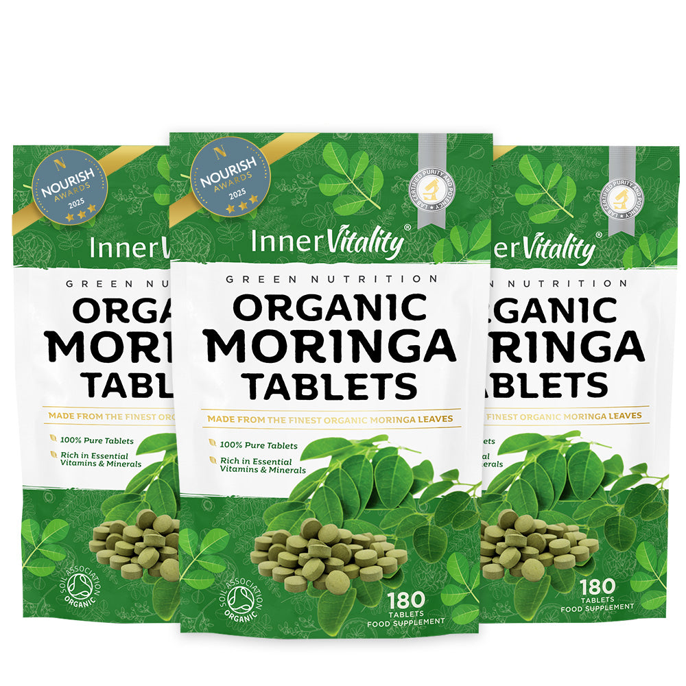 Organic Moringa Tablets  3-Pack