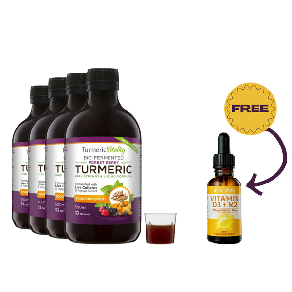 BioFermented Turmeric Supplement for Digestion & Joint Pain Turmeric